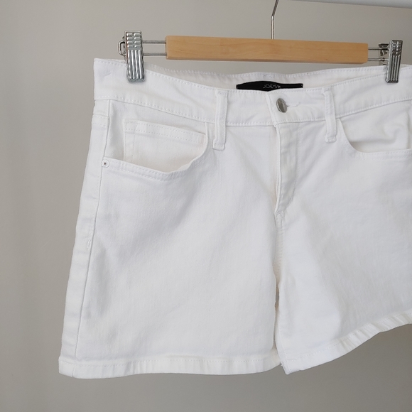 Joe's Jeans White Rolled Denim Shorts Jenny Size 27 - Picture 7 of 15